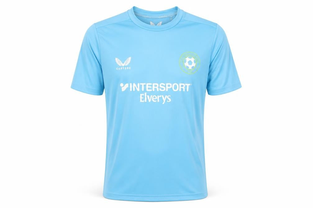 Castore Boys Blue Football Jersey T-Shirt Size 146cm Sportswear