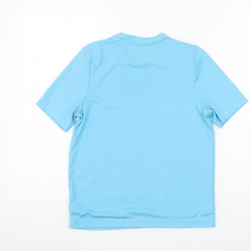 Castore Boys Blue Football Jersey T-Shirt Size 146cm Sportswear