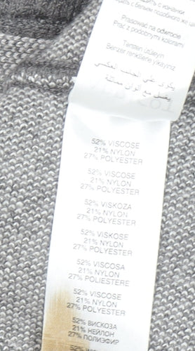 Apricot Women Grey Check Fit & Flare Knit Dress Size 16