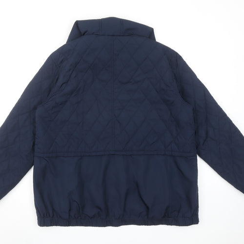 St. Bernard for Dunnes Stores Navy Quilted Hooded Jacket Medium Women’s