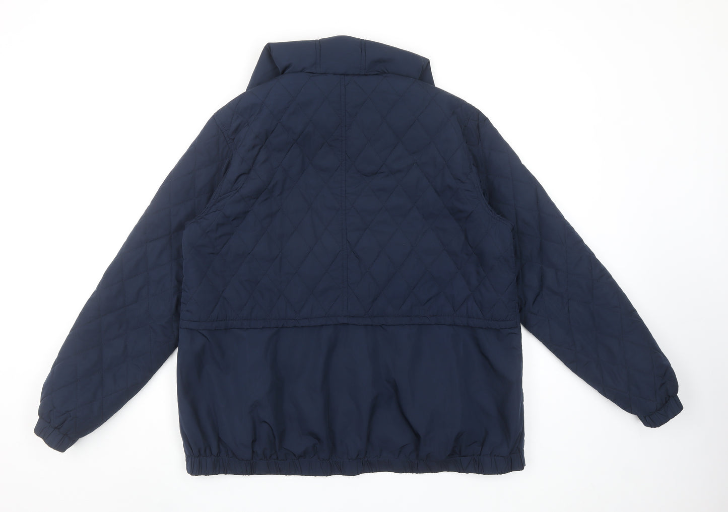 St. Bernard for Dunnes Stores Navy Quilted Hooded Jacket Medium Women’s