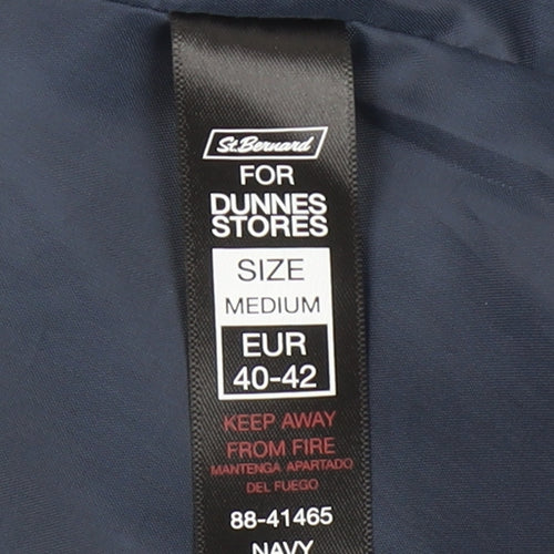 St. Bernard for Dunnes Stores Navy Quilted Hooded Jacket Medium Women’s