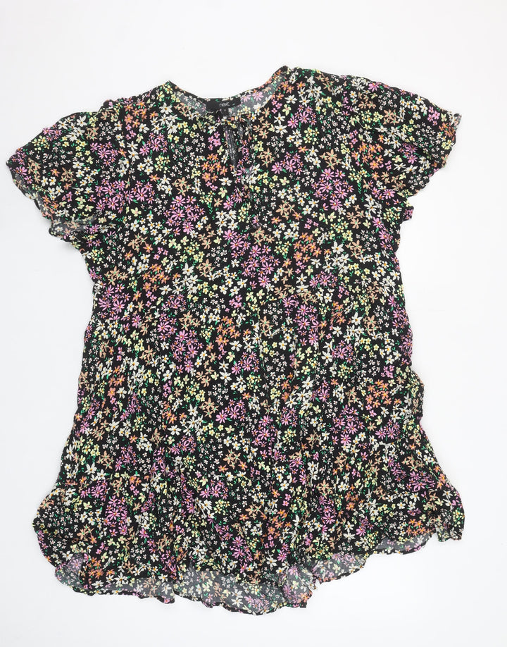 Next Women’s Multicoloured Floral A-Line Short Dress Size 18