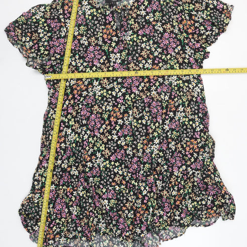 Next Women’s Multicoloured Floral A-Line Short Dress Size 18