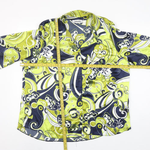 Gerard Women’s Multicoloured Floral Satin Blouse Size 18