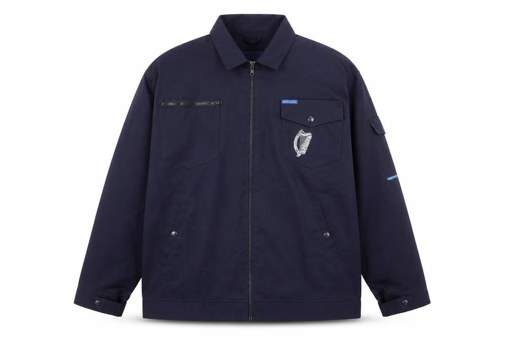 Adastra Men's Blue 2XL Workwear Zip Jacket with Logo Detail