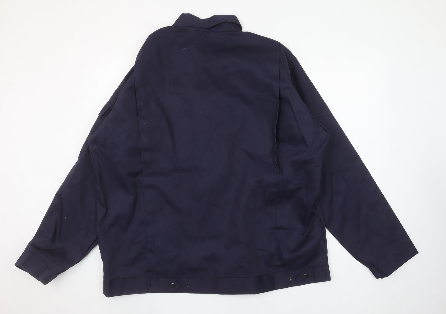 Adastra Men's Blue 2XL Workwear Zip Jacket with Logo Detail