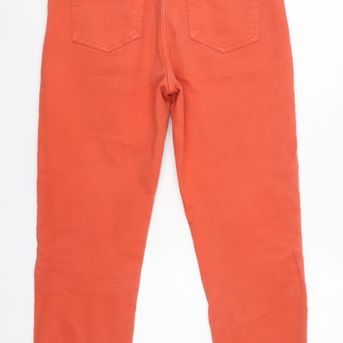 Next Women's Orange Slim Cropped Mid Rise Jeans Size 12