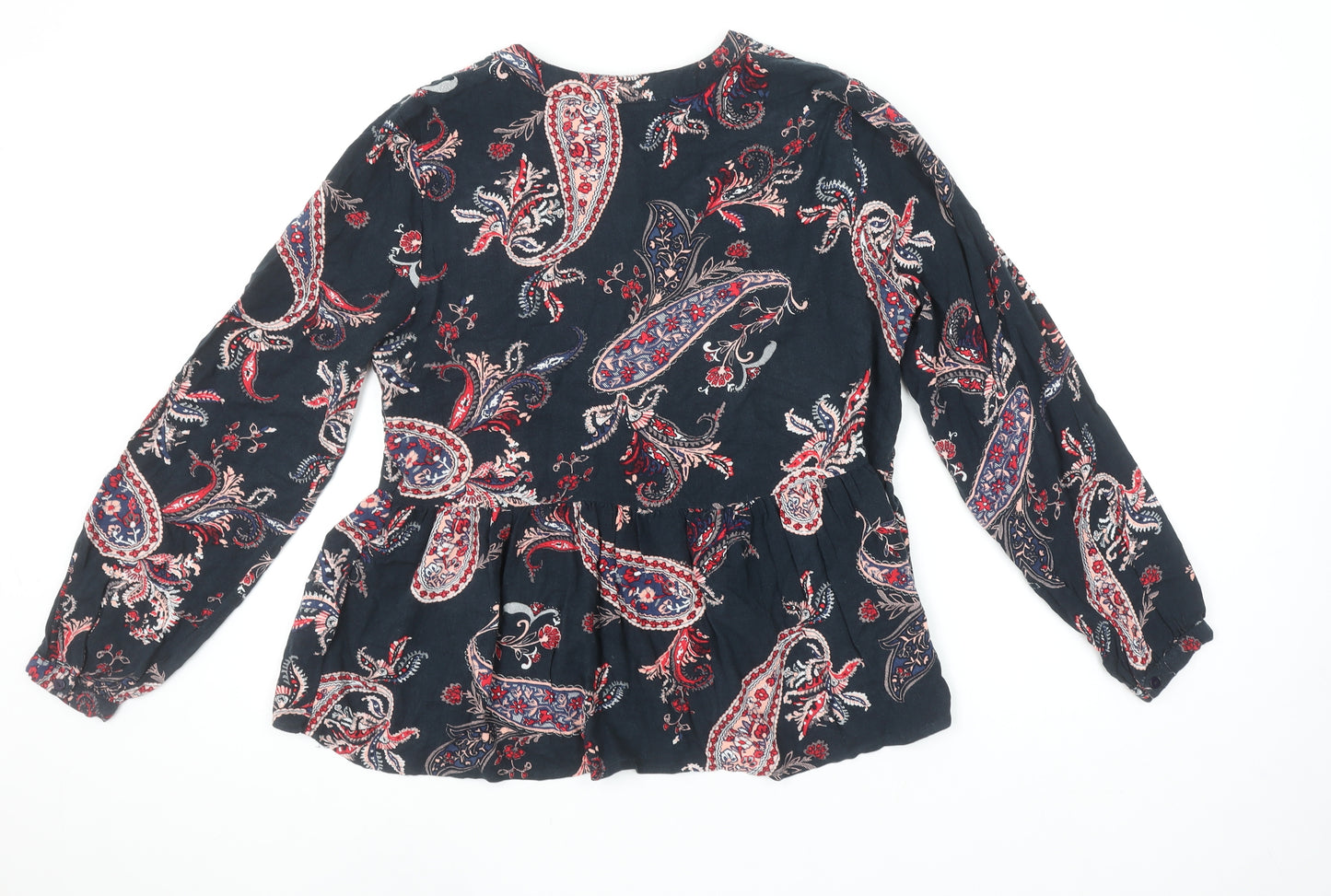 Principles Womens Multicoloured Paisley Viscose Tunic Blouse Size 12