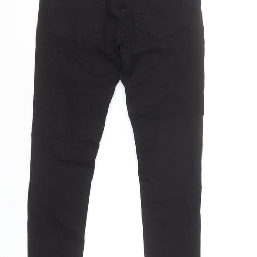 ONLY Women’s Black Skinny Jeans S 30 Slim Fit Mid Rise