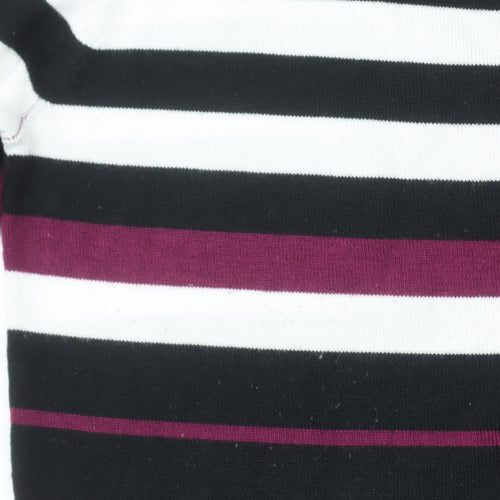 Fullcircle Women's Black Purple Striped Cardigan Size S Knitwear