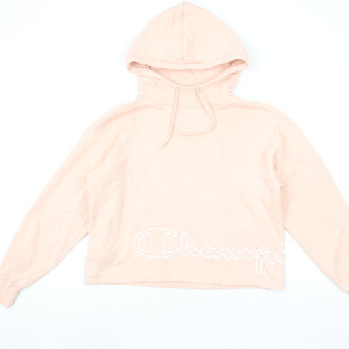 Champion Women's Pink Small Pullover Hoodie Cotton Blend