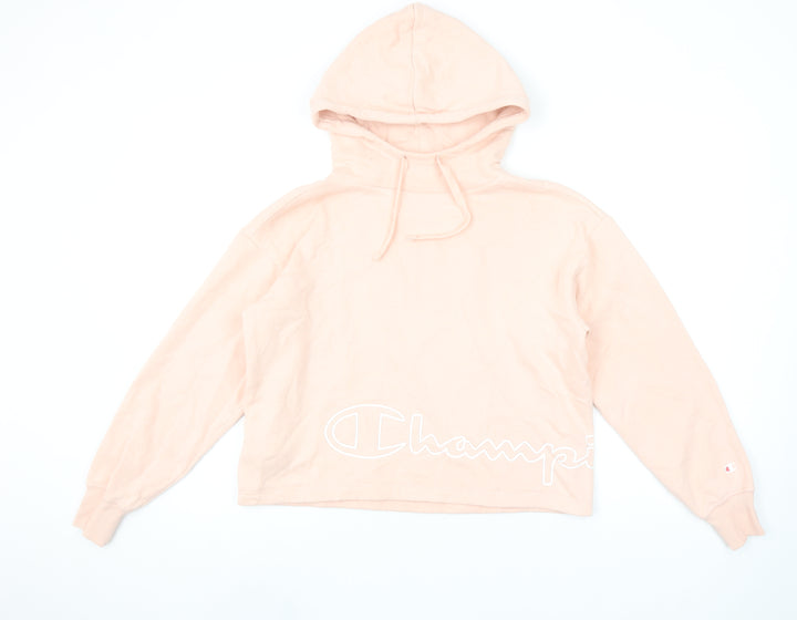 Champion Women's Pink Small Pullover Hoodie Cotton Blend