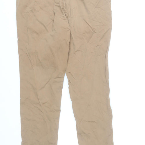 Jack & Jones Men's Beige Chino Trousers Size 34W 32L Cotton Blend
