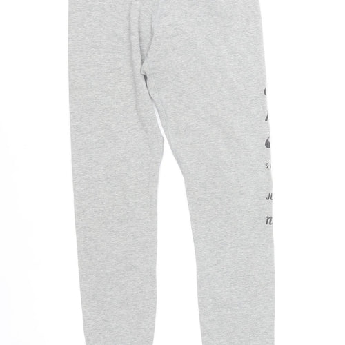 Nike Womens Grey S Leggings Stretch Activewear Sports Tight