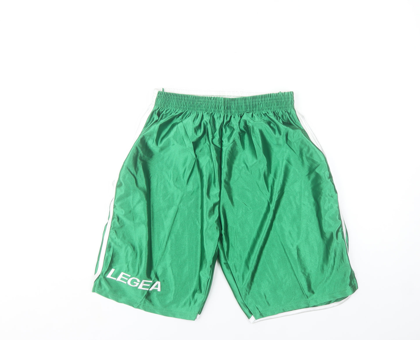 Legea Men's Green Polyester Athletic Shorts Size S