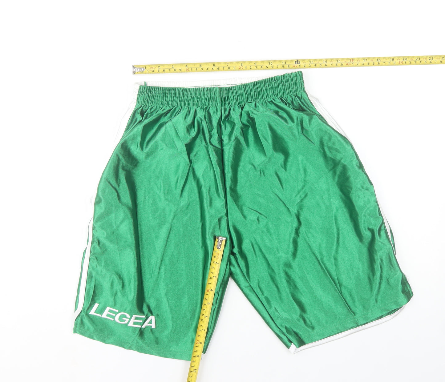 Legea Men's Green Polyester Athletic Shorts Size S