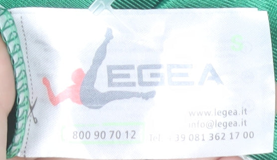 Legea Men's Green Polyester Athletic Shorts Size S