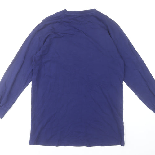 Next Girls Blue Long Sleeve Crew Neck Graphic T-Shirt 12 Years Cotton