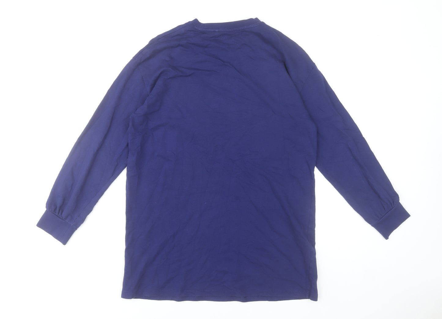 Next Girls Blue Long Sleeve Crew Neck Graphic T-Shirt 12 Years Cotton