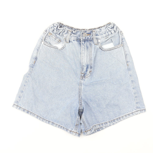 Diesel Womens Blue Size 6 High Rise Mom Denim Shorts