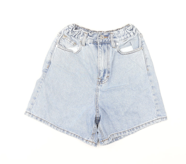 Diesel Womens Blue Size 6 High Rise Mom Denim Shorts