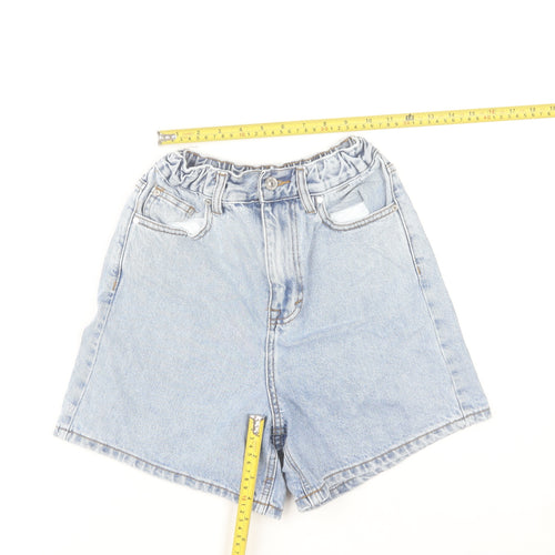 Diesel Womens Blue Size 6 High Rise Mom Denim Shorts