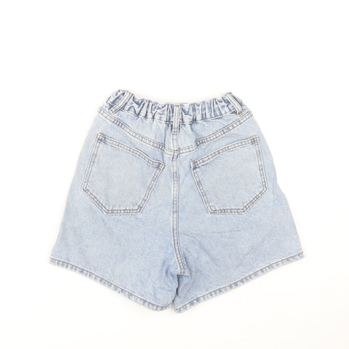Diesel Womens Blue Size 6 High Rise Mom Denim Shorts