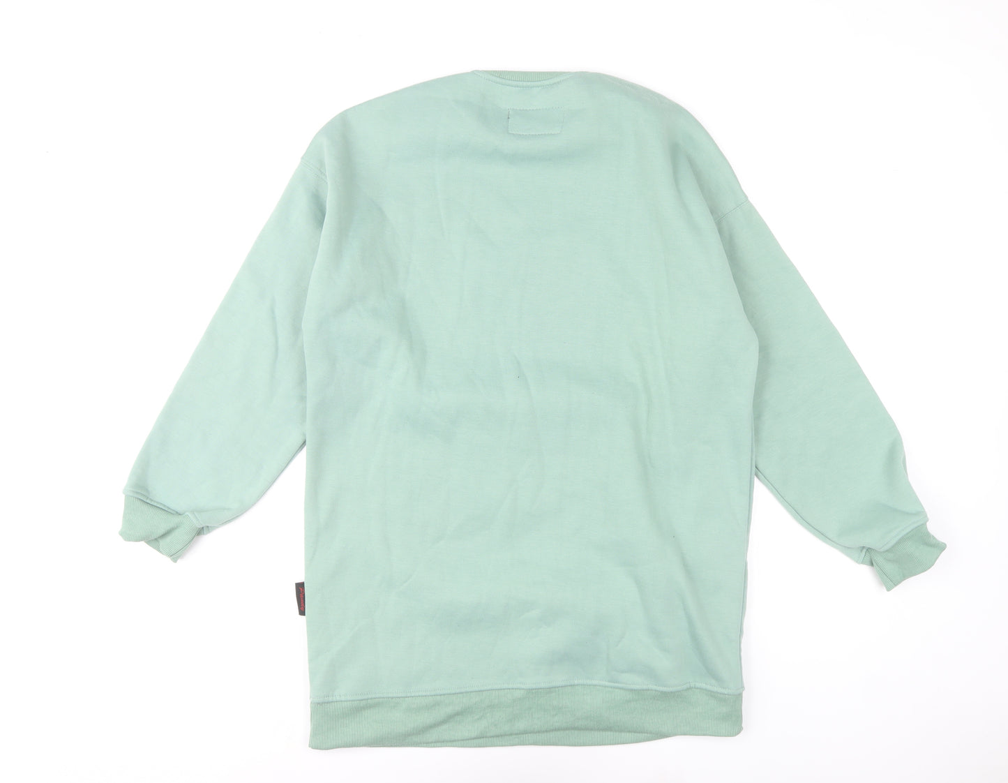 Pandy Women’s Green Mickey Mouse Pullover Sweatshirt Size L