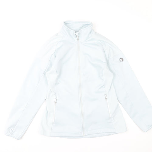 Regatta Womens Blue Softshell Jacket UK 12 Lightweight Outdoor Zip Up
