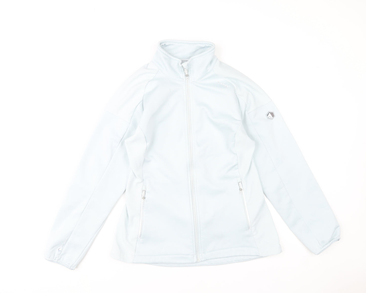 Regatta Womens Blue Softshell Jacket UK 12 Lightweight Outdoor Zip Up