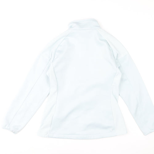 Regatta Womens Blue Softshell Jacket UK 12 Lightweight Outdoor Zip Up