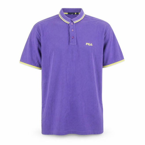 Fila Men's Purple XL Polo Shirt Retro Sports Casual