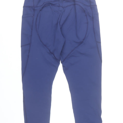Peachylean Women Blue XL Leggings Activewear Yoga Gym Trousers