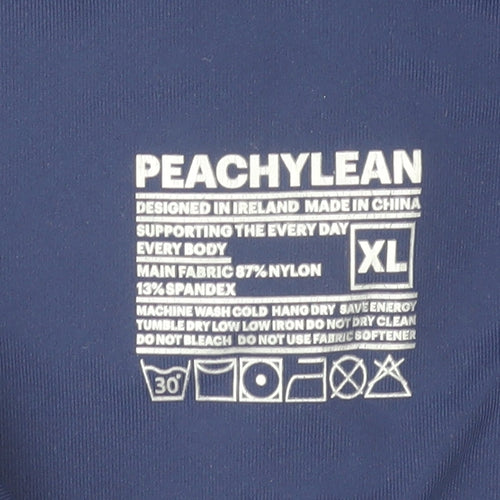 Peachylean Women Blue XL Leggings Activewear Yoga Gym Trousers