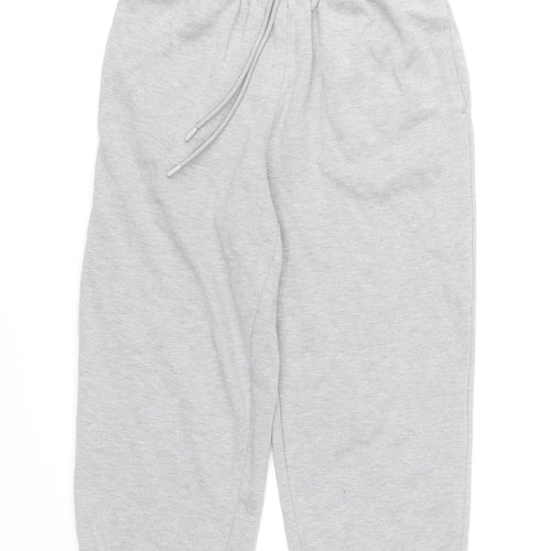 Topshop Women’s Grey Fleece Sweatpants Size S Comfortable Casual Trousers