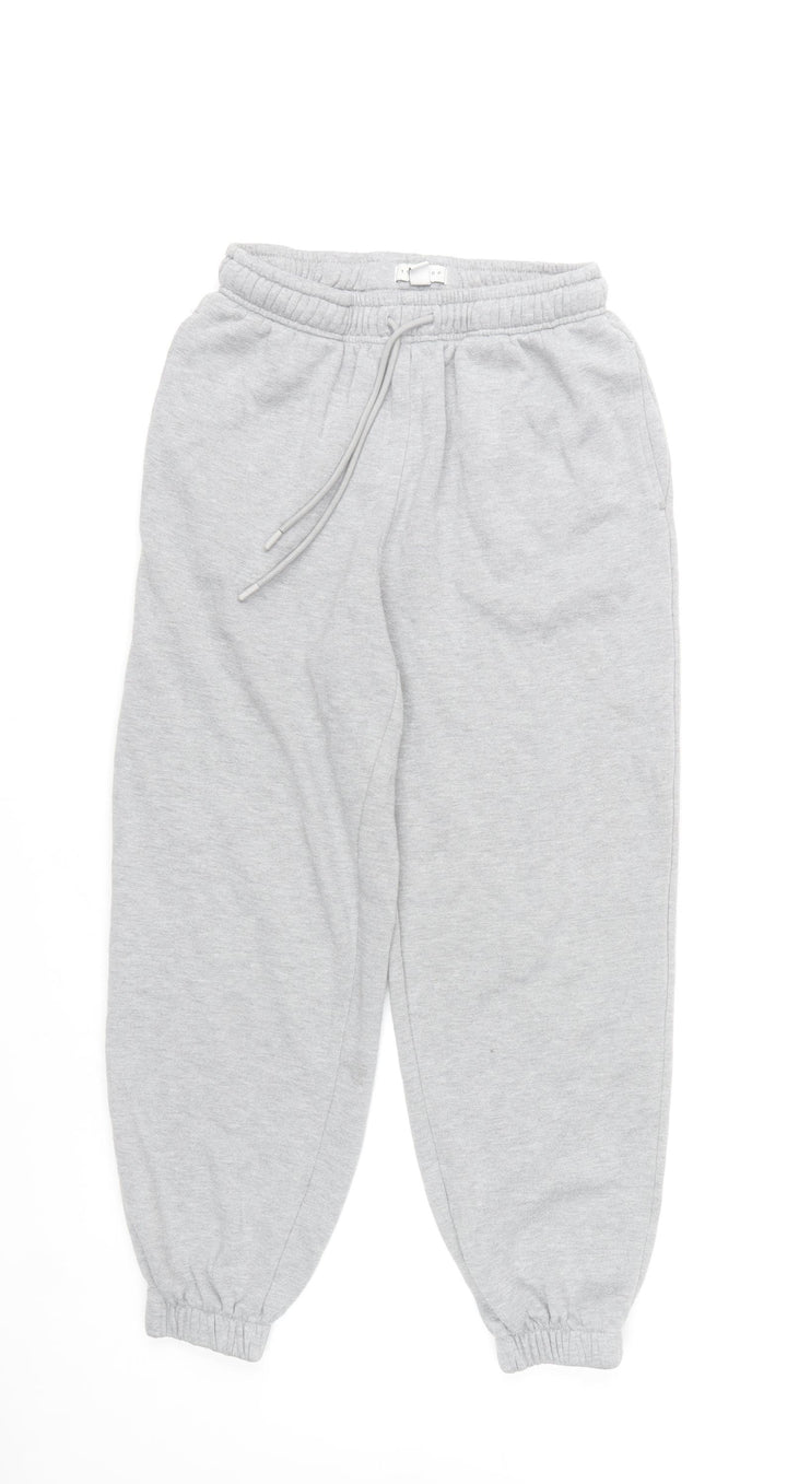 Topshop Women’s Grey Fleece Sweatpants Size S Comfortable Casual Trousers
