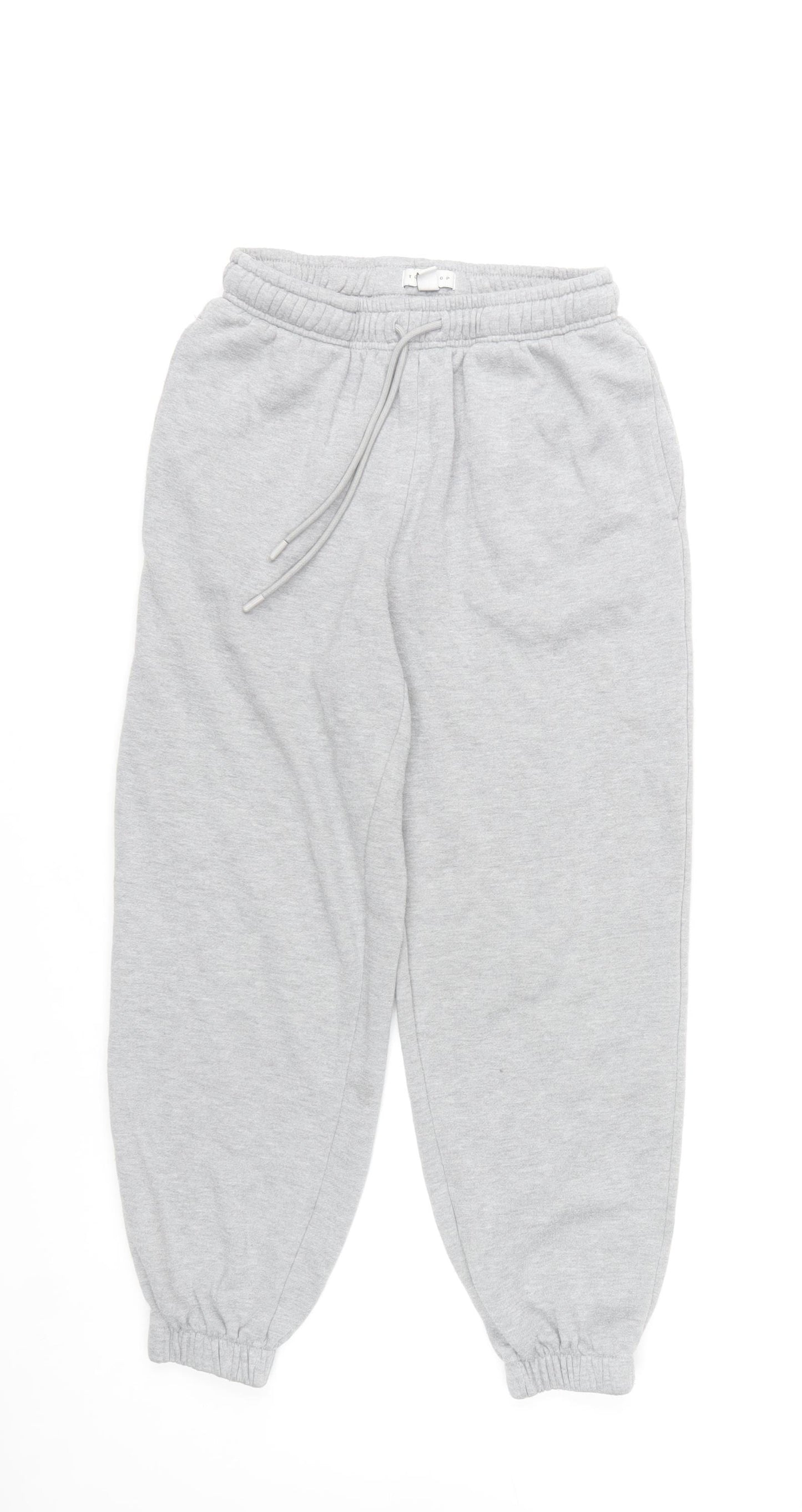 Topshop Women’s Grey Fleece Sweatpants Size S Comfortable Casual Trousers