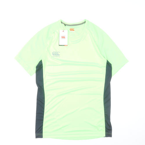 Canterbury Men's Green Short Sleeve Athletic T-Shirt Size S