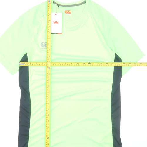 Canterbury Men's Green Short Sleeve Athletic T-Shirt Size S
