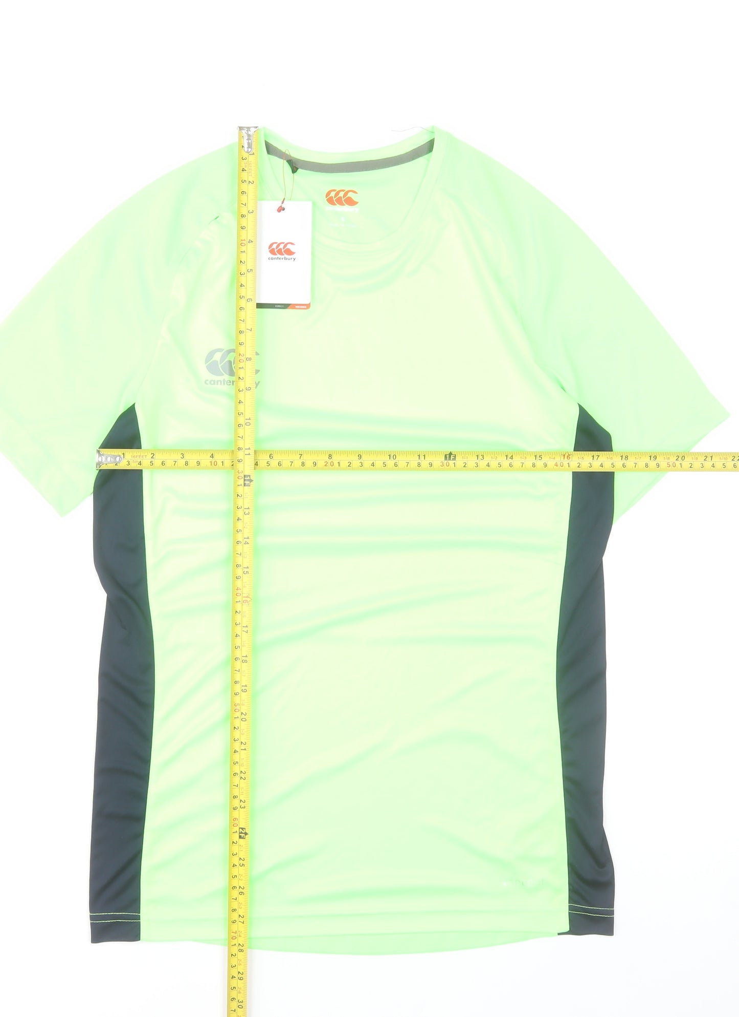 Canterbury Men's Green Short Sleeve Athletic T-Shirt Size S