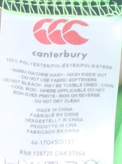 Canterbury Men's Green Short Sleeve Athletic T-Shirt Size S