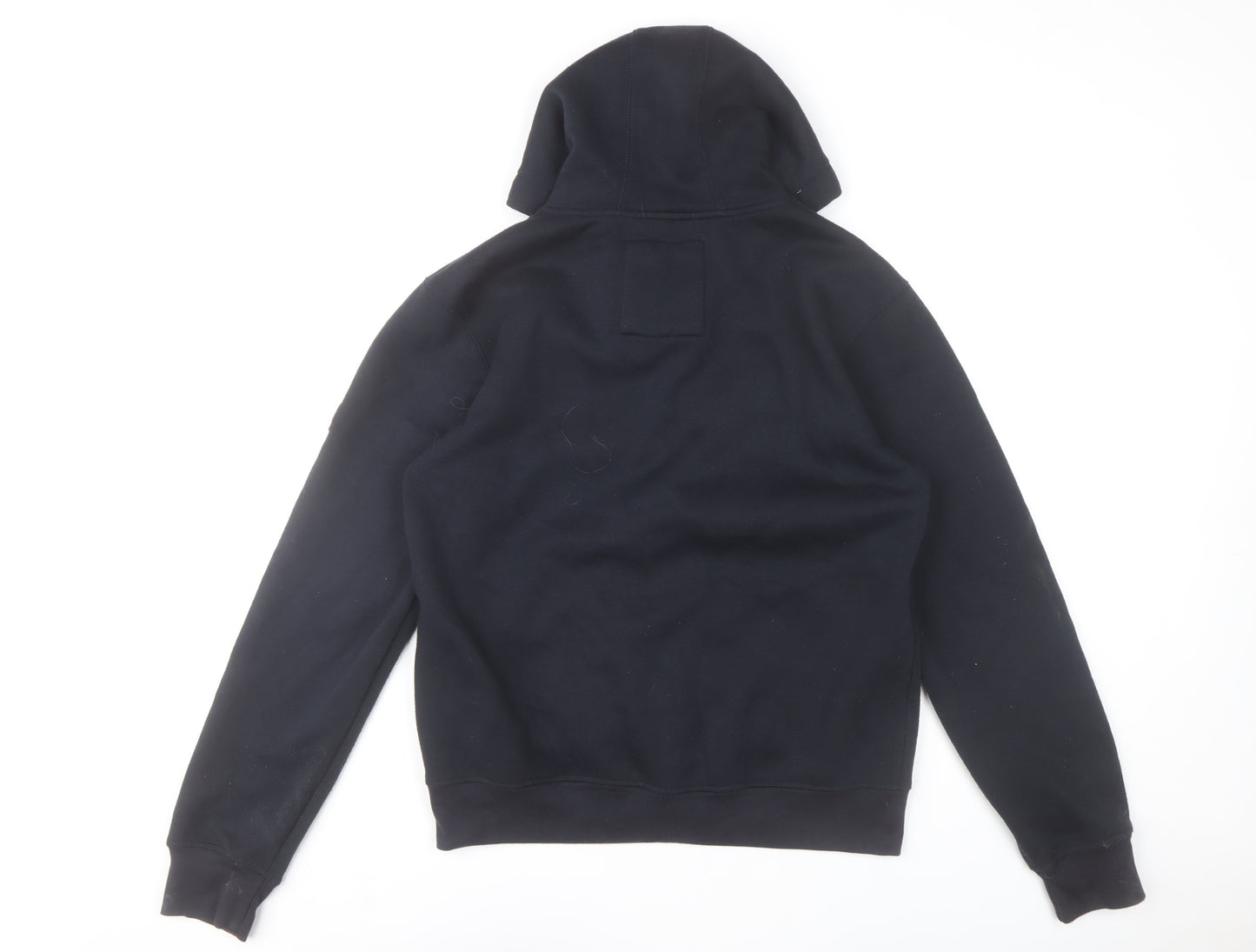 D555 Men's Navy Full Zip Hoodie M Logo Print San Diego Design