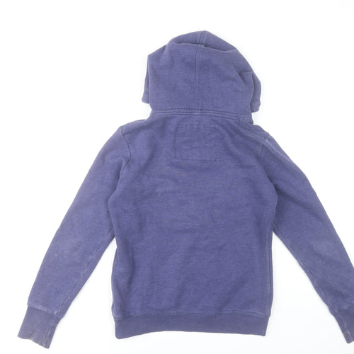 Superdry Women's Purple Pullover Hoodie Size S Cotton Blend