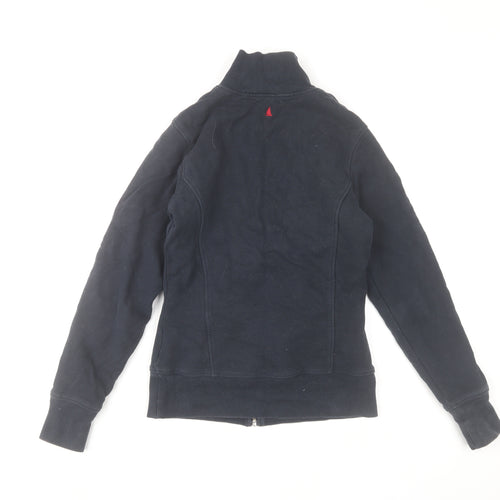 Musto Women's Navy Full Zip Cotton Sweatshirt Size 8