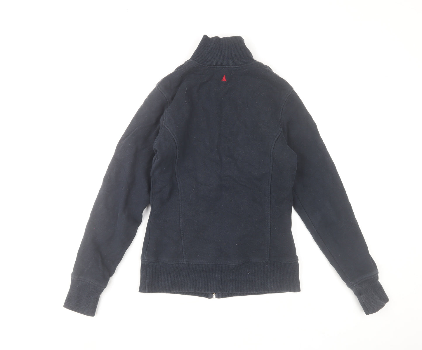Musto Women's Navy Full Zip Cotton Sweatshirt Size 8