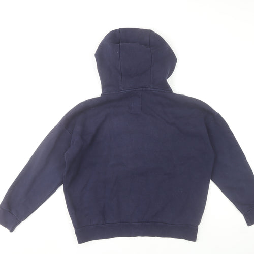 GAP Boys Navy Pac-Man Pullover Hoodie XL 12-13 Years Cotton Blend