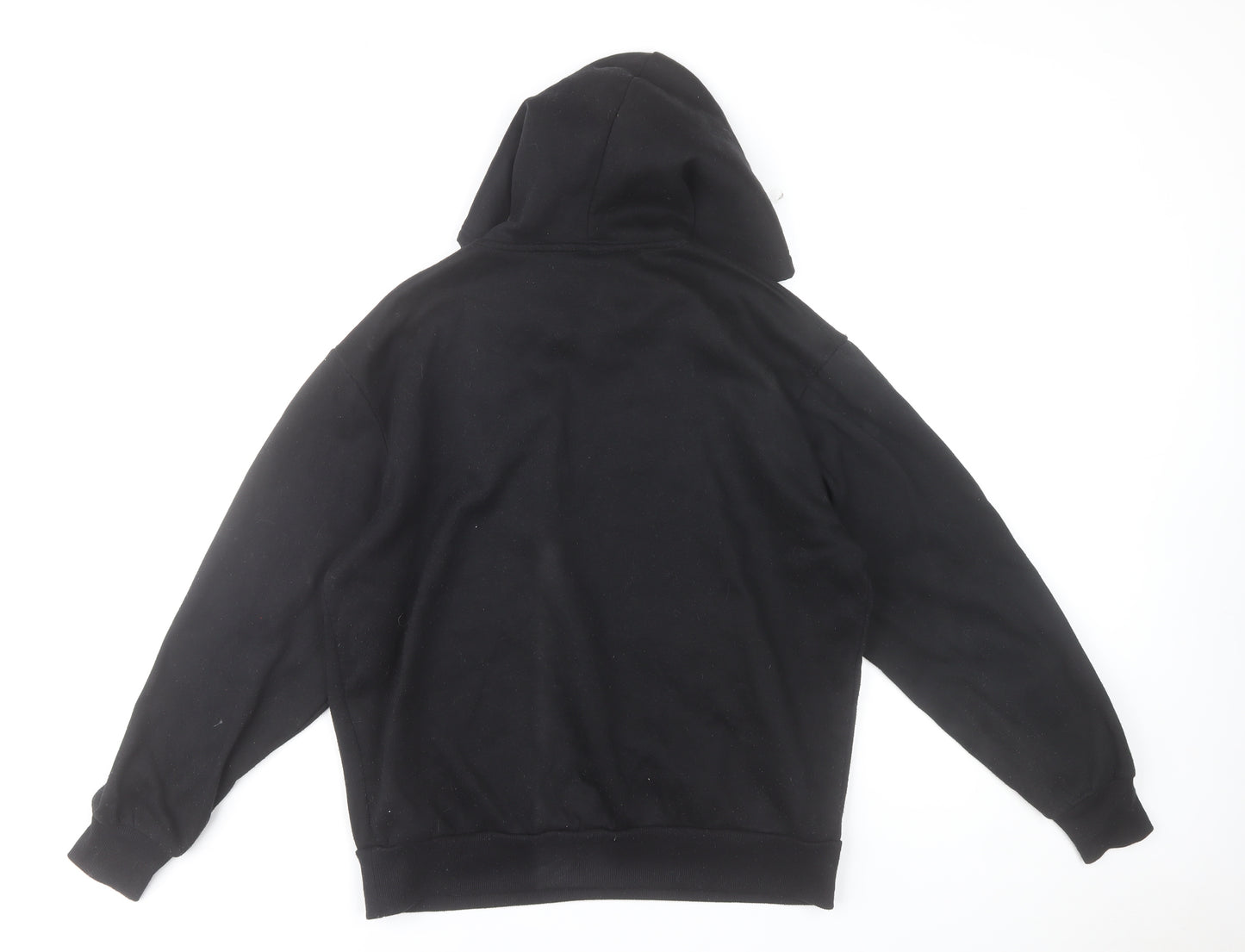Lee Cooper Men's Black Pullover Hoodie Medium Regular Fit Fleece