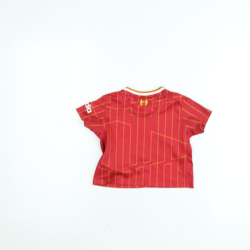 Nike Boys Red Liverpool FC Short Sleeve Football Shirt 6-9 Months