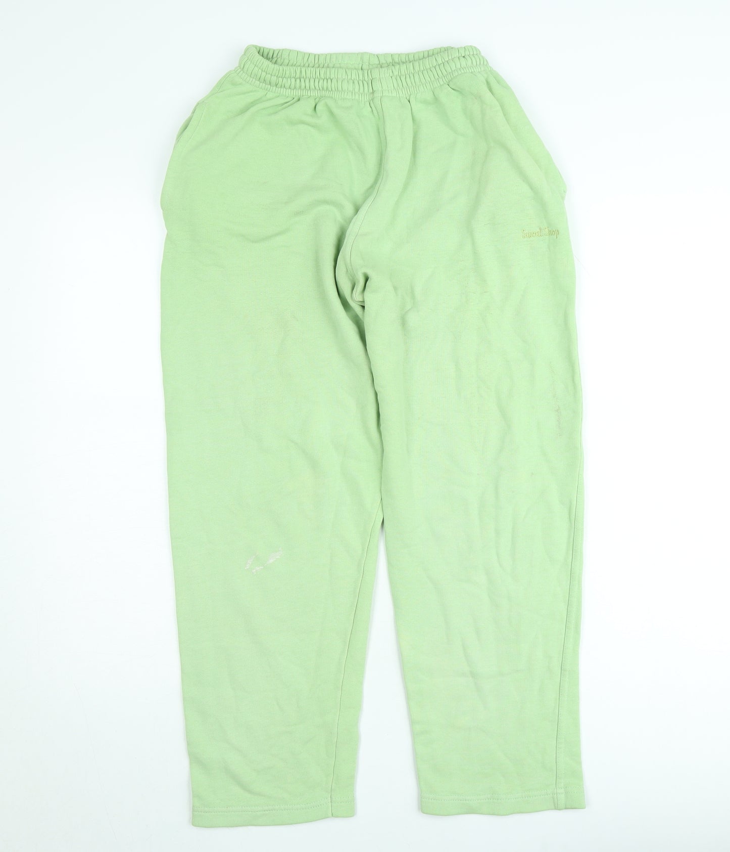 Sasha Womens Green Jogger Sweatpants Small Elastic Waist